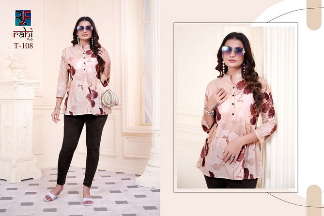 Tunic Vol 1 By Rahi Fab Cambric Cotton Printed Tunic Ladies Top Wholesale Online